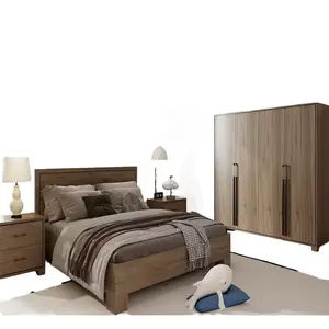 Luxus-Modernes Design Hotelmöbel Schlafzimmer-Set Echtbett/Echtbett Großhandel für Hotels und Appartments