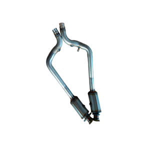 High-flow <b>rear</b>-mounted automotive catalytic converter, compatible with Jaguar F-TYPE 3.0T 2016-2017 Euro V left and right - Product Image 1