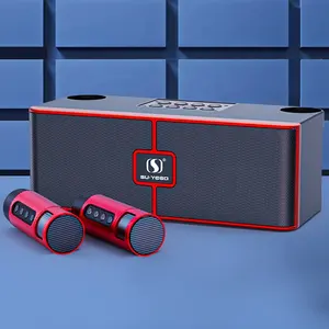 Thẻ Âm Thanh Micro KTV Gia Đình Không Dây Micro Máy Karaoke Âm Thanh Bluetooth Loa Bluetooth Hát Karaoke Bài Hát K Hát Tại Nhà
