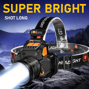 ספק מפעל, מבצע חם, פנס ראש נטען עם חיישן USB, נייד, 3 מצבים, עמיד למים, עם רצועת ראש - Product Image 1