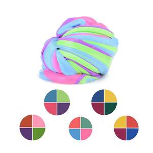 Colorful <b>Magic</b> Fluffy Slime case Soft rainbow Educational DIY Slime Making <b>Kit</b> - Product Image 2