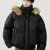 Veste à capuche, veste bomber, manteau matelassé pour homme et femme, veste d'hiver épaisse et chaude, résistante au froid, rembourrée, imperméable pour homme