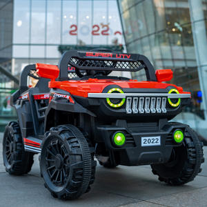 Nieuwe elektrische vierwielige kinderauto op batterij, high-end klassiek model met dubbele afstandsbediening, <span class=keywords><strong>2</strong></span>-zits, unisex voor meisjes en jongens - Product Image 1