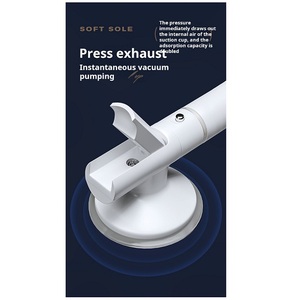 Hot Bán vòi hoa sen xử lý 45cm lấy thanh cho bồn tắm với hút mạnh mẽ cup lấy thanh phòng tắm an toàn lấy thanh cho người già Trắng - Product Image 6