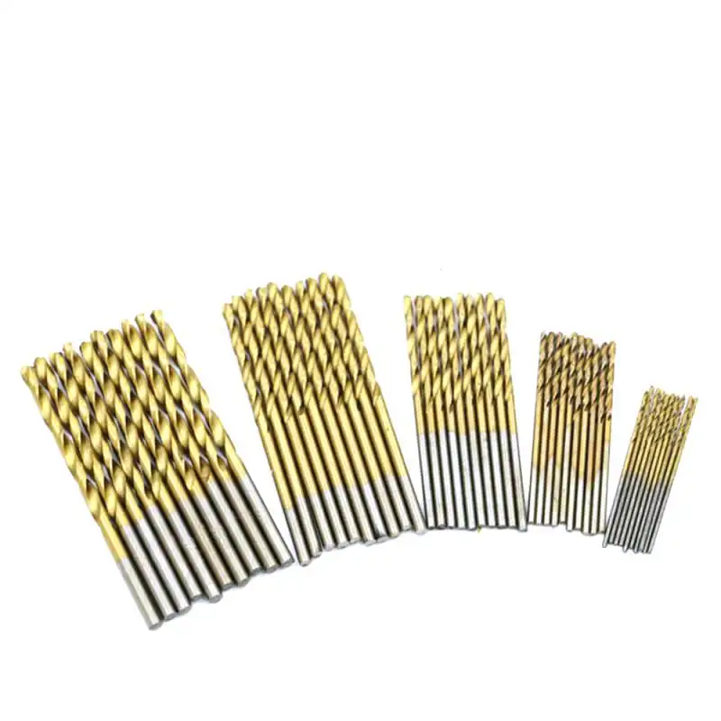 Drill Tool HSS Titanium High Speed Steel Drill Bit Set Power Tools Accessories