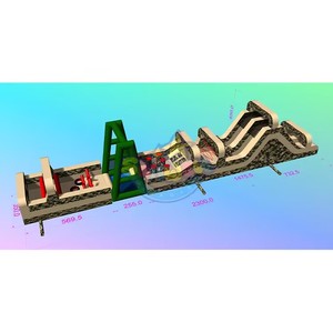 Bán Khóa Huấn Luyện Bơm Hơi Cắm Trại Ngoài Trời Khổng Lồ Chất Lượng Cao - Product Image 5