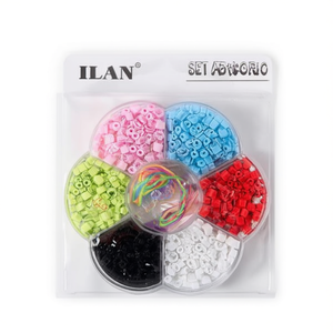 Set di perline ILAN 10x10cm colori assortiti per la creazione di gioielli - Product Image 2
