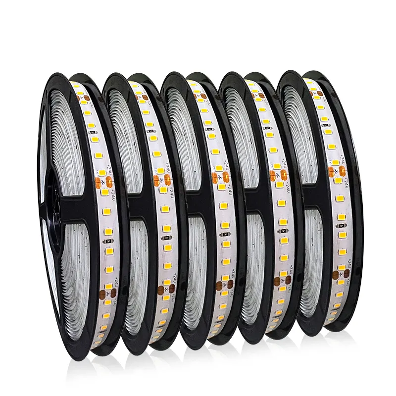 IP65 waterproof 2835 24v 12V strips outdoor warm white led strip lights silicone tubing for led strips