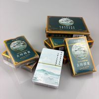 Jeu de cartes de poker de style chinois, coffret cadeau familial écologique haut de gamme, finition UV huileuse CMYK