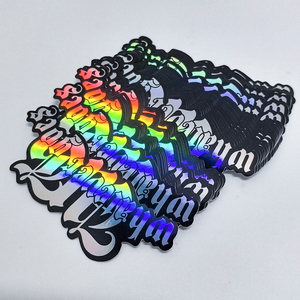 สติกเกอร์ไวนิลกันน้ำแบบกำหนดเอง ตัดตามรูป ทนรังสียูวี พร้อมโลโก้เคลือบยูวีนูน ฉลากกาวพีวีซี สำหรับสร้างแบรนด์และโปรโมชั่นของบริษัท - Product Image 6