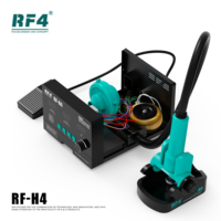 Station de soudage à air chaud RF4 RF-H4 pour réparation de téléphones portables et écouteurs, affichage numérique, commande par pédale, air froid