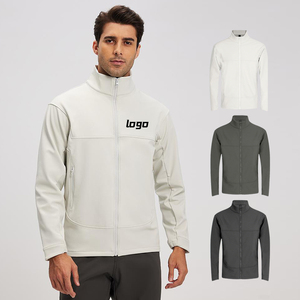 Chaqueta de Invierno Impermeable con Cremallera y Logotipo Personalizado para Hombre - Secado Rápido, Transpirable, de Poliéster/Spandex para Actividades de Running - Product Image 3