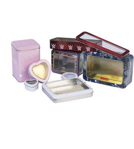 Hộp Thiếc Bằng Nhôm Hình Chữ Nhật Rỗng Với Cửa Sổ <span class=keywords><strong>Pvc</strong></span> Rõ Ràng - Product Image 4