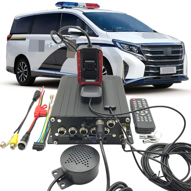 Truck 4G GPS 4CH Hard Drive MDVR with ADAS Camera Remote Monitoring and Positioning Host