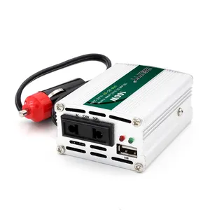 Mini ontwerp draagbare auto power converter 100w 12 volt dc naar 220 volt 50hz ac omvormer voor laptop computer