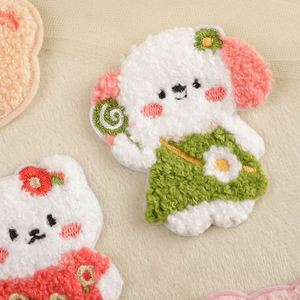 Parches de Chenilla con Detalles Impresos para Ropa, Logotipo Adhesivo, Parches Bordados de Chenilla con Dibujos Animados de Animales - Product Image 4