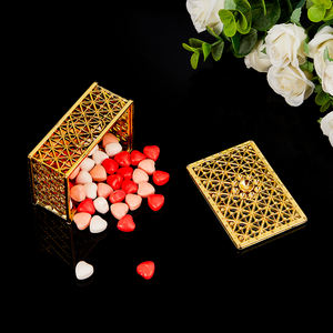 Boîte Cadeau de Luxe Élégante Or et Argent pour Chocolats et Bonbons, Faveurs de Mariage et Fournitures de Décoration de Fête de Noël - Product Image 4