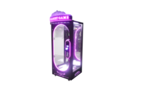 Machine distributrice commerciale de ciseaux à poupées, avec paiement double (pièces et QR), difficulté de coupe réglable, équipement de jeu pour enfants à prix gagnants