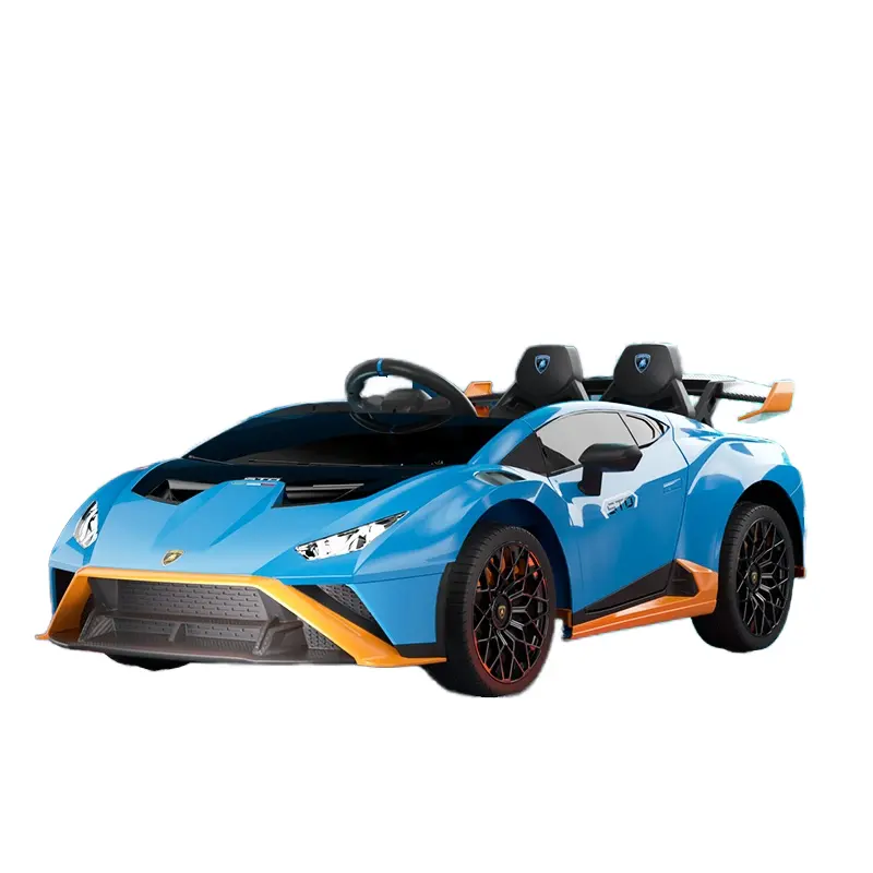 Fabriek Direct Lamborghini Kinderen Ride-On Elektrische Auto Vierwielige Afstandsbediening Speelgoed Met Drijfvermogen Voor Zuigelingen