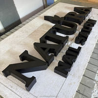 Enseigne LED 3D personnalisée, logo métallique de luxe rétroéclairé pour salons de manucure et de beauté, publicité pour devanture de magasin, décoration murale, enseigne en lettres 3D