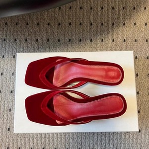 Heeled Sandals Women Square Toe Low Block <b>Heel</b> Genuine Leather Slip On Summer Elegant Breathable Solid Color - Product Image 3