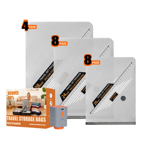 G-20PSC <span class=keywords><strong>Sacchetti</strong></span> Sottovuoto in PE da 70 Micron, Moderni e Multifunzione, per Vestiti, Piumoni, Set da Viaggio, Organizzatore per Valigie, <span class=keywords><strong>Sacchetti</strong></span> Comprimibili per Indumenti - Product Image 2