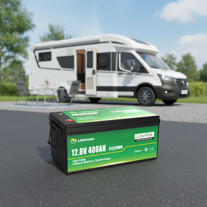 <span class=keywords><strong>Batterie</strong></span> de camping-car 12V 400Ah légère LiFePO4 à charge rapide pour caravane, camping-car et vie hors réseau - Product Image 1