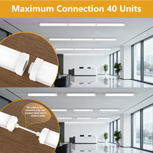 โคมไฟ LED แบบกันน้ำกันฝุ่น CE ROHS 125LM/W 18W 36W 45W IP65 เชื่อมต่อได้ อายุการใช้งานยาวนาน สำหรับโรงงาน - Product Image 3