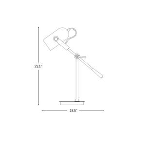 Lámpara de Mesa de Metal de Alta Calidad en Cobre Cromado, Decoración para el Hogar, Lámpara de Lectura para Sala de Estudio, Lámpara de Mesa Moderna para Sala de Estar - Product Image 4