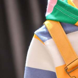 Camiseta de Algodón para Bebé, Sudadera con Capucha, Pantalones con Patrón de Arcoíris Tejido a Crochet, de Proveedor Chino, Compra en Línea - Product Image 3