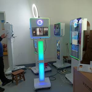 Cabina de Fotos Instantánea de 15.6 Pulgadas con Impresión DSLR, Software Gratuito, Código QR para Compartir Fotos, Cabina de Fotos Interactiva para Selfies en Fiestas - Product Image 2