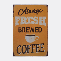 Have A Coffee-decoración personalizada para pared, artesanías, impresión antigua, placa retro, salón, póster de metal Vintage, logotipos, letreros de estaño para la venta