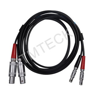 สายเคเบิลอัลตราโซนิกแบบคู่ UT Lemos 00 ถึง 01 สำหรับเครื่องมือ NDT RG174 อุตสาหกรรม - Product Image 1