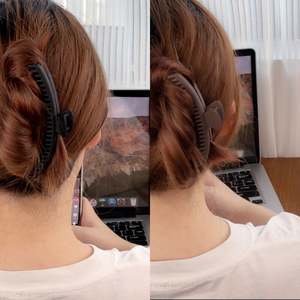 Pinzas de Pelo Largas Mate para Mujer, Estilo Yoga, para Conducir, Delgadas, 12 Unidades, Color Morandi, Pinzas Grandes de Plástico - Product Image 2