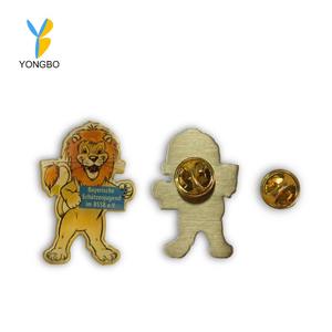 批发定制标志印花翻领别针硬软珐琅金属徽章铁时尚国庆万圣节富士山动漫 - Product Image 4