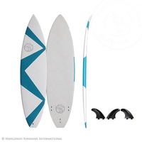 Planche de surf longue peinte à la main, planches de surf en époxy