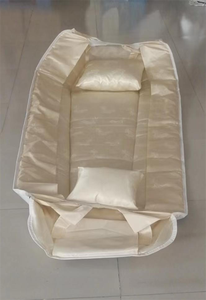 Fournitures funéraires : Doublure intérieure <span class=keywords><strong>en</strong></span> <span class=keywords><strong>carton</strong></span> pour <span class=keywords><strong>cercueil</strong></span> de style italien avec coussin pour salons funéraires européens - Product Image 2