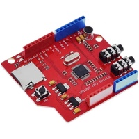 VS1053 MP3 Shield con Placa de Decodificación de Amplificador de Potencia y Función de Grabación Integrada, Montaje SMD/DIP Rojo, Uso General