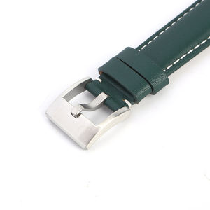 Bracelet en cuir à dégagement rapide de 20 mm, design tendance, plusieurs couleurs, bord rembourré, doublure en cuir végétal tanné, un fixe, un mobile - Product Image 4