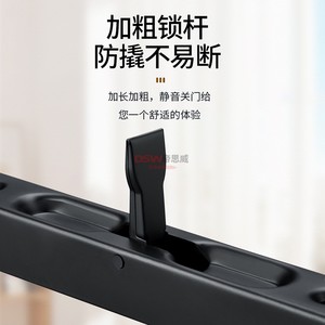 Pestillo de Puerta Oculto de Acero Inoxidable 304, Cerradura Superior e Inferior Invisible, Doble Interruptor, Herraje Antirrobo - Product Image 1