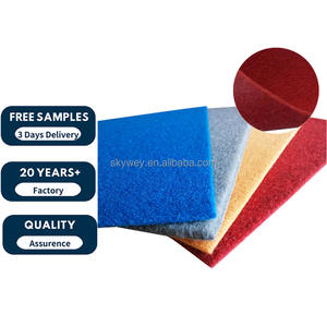 Tapis rouge jetable pour événement Tapis de rouleau de prière Exposition ou exposition ou foire Aiguille utilisée perforée plaine ou nervurée ou rayée 1000m2 - Product Image 1