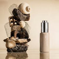 Botol Dropper Kaca Matte 25ml Kosong dengan Tutup Plastik Perak, Botol Cetak Kustom untuk Kemasan Perawatan Kulit Serum Foundation Cair