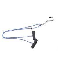 Corde à poulie pour exercices de fitness et thérapie de réadaptation PK-195, à accrocher au-dessus de la porte, avec poignée en mousse