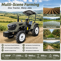 Tractor Agrícola Modelo Popular LAWNIO con Motor Diésel, Operación Estable en Campo para Pequeñas y Medianas Granjas