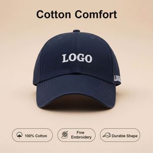 Gorra de Béisbol Clásica de Alta Calidad, Nueva, Original, Unisex, de 6 Paneles, Cierre a Presión, Bordado de Hojas, 100% Algodón, Transpirable - Product Image 3