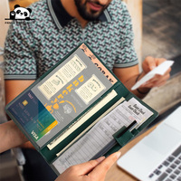 Porte-cartes, porte-contrôle, porte-menus, porte-factures en cuir PU pour serveurs de restaurant