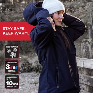 Chaqueta Térmica Personalizada para Mujer, con Batería, Resistente al Viento, Ropa Casual para Exteriores - Product Image 2