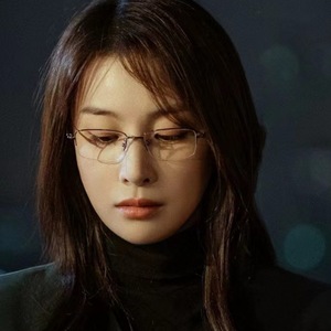 Lunettes optiques demi-cerclées pour hommes, monture moyenne, lentille en PC, design quadrilatère, style professionnel, anti-rayonnement de lumière bleue, 9811 - Product Image 2