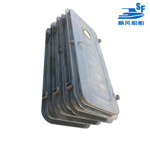 Portes simples en aluminium résistantes aux intempéries marines, quincaillerie pour bateaux avec charnières, disponibles en stock - Product Image 4