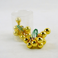 Boule de Noël en verre de haute qualité pour décoration de sapin, ornement de fête de Noël, décoration de maison, impression UV/sérigraphie